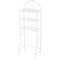 Home Basics 3 Shelf Steel Bathroom Space Saver, White SS10058 - alternate 1